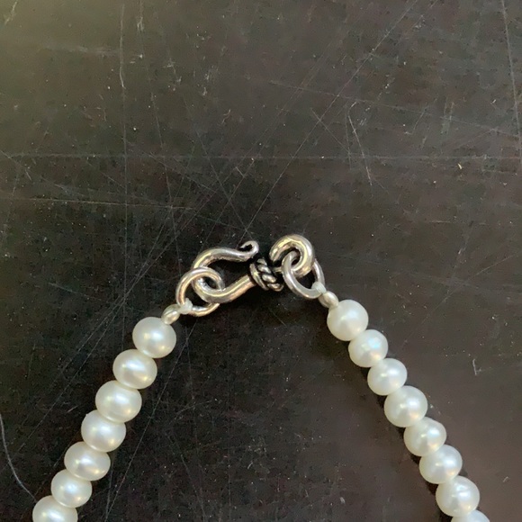 Handmade freshwater pearl beaded necklace - Picture 2 of 5
